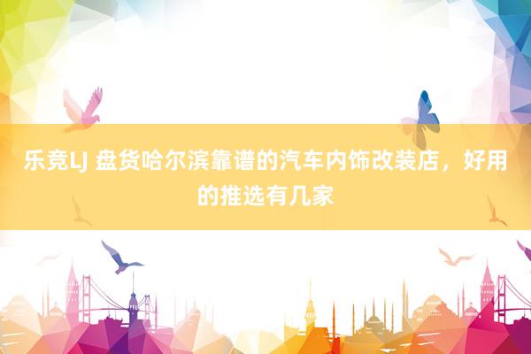 乐竞LJ 盘货哈尔滨靠谱的汽车内饰改装店，好用的推选有几家