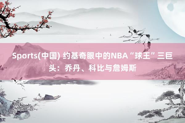Sports(中国) 约基奇眼中的NBA“球王”三巨头：乔丹、科比与詹姆斯